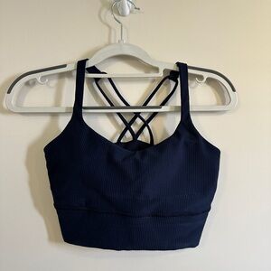 Lululemon Sports Bra Navy Blue 6
